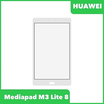 Стекло + OCA пленка для переклейки Huawei MediaPad (CPN-L09) M3 Lite 8, белый