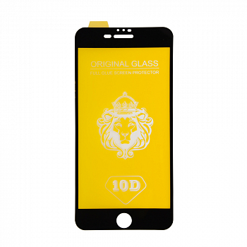 Защитное стекло для Apple iPhone 6, 6s Plus Full Glue Original Glass 10D 0, 3 мм (желтая подложка)