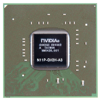 Видеочип NVIDIA N11P-GV2H-A3, код данных 09