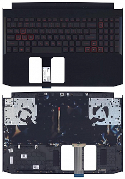 Клавиатура для ноутбука Acer Nitro5 AN515-44, черная, топ-панель