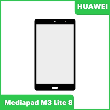 Стекло для переклейки Huawei MediaPad (CPN-L09) M3 Lite 8, черный