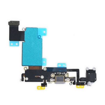 Разъем зарядки для телефона iPhone 6S Plus (серый) и разъемом гарнитуры, микрофоном