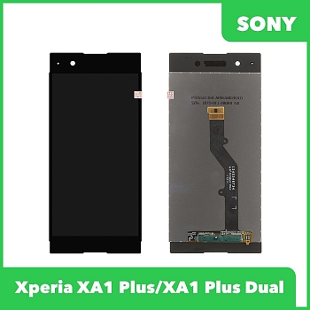 LCD дисплей для Sony G3421, G3412 (XA1 Plus, XA1 Plus Dual) в сборе с тачскрином (черный)