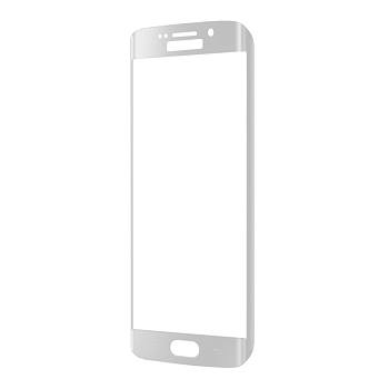 Защитное стекло Tempered Glass 3D для Samsung Galaxy S6 Edge (серое)