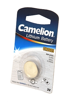 Батарейка (элемент питания) Camelion CR2025-BP1 CR2025 BL1, 1 штука