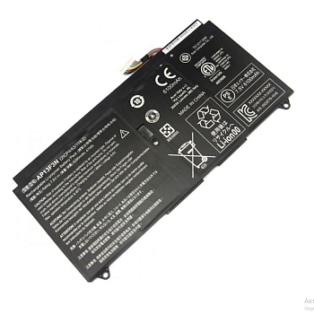 Аккумулятор (батарея) AP13F3N для ноутбука Acer Aspire S7-391-6822, S7-392, S7-393, 7.5В, 6280мАч (оригинал)