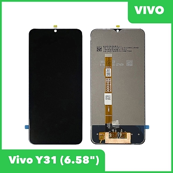 Дисплей (экран в сборе) для телефона Vivo Y31, 100% оригинал, черный