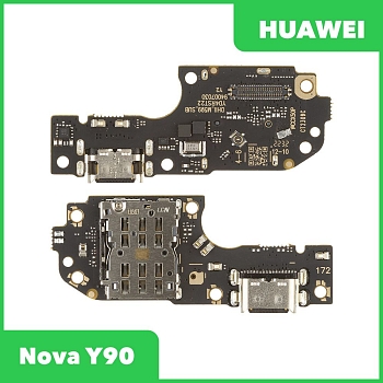 Разъем зарядки для телефона Huawei Nova Y90 (CTR-LX1), микрофон