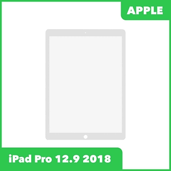Стекло + OCA пленка для переклейки Apple iPad Pro 12.9" 2018 (белый)