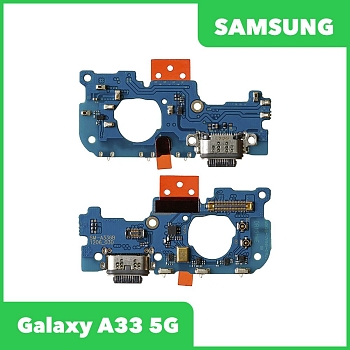 Системный разъем (разъем зарядки) для Samsung Galaxy A33 5G SM-A336, микрофон