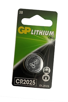 Батарейка (элемент питания) GP Lithium GPCR2025-2CR1 CR2025 3V