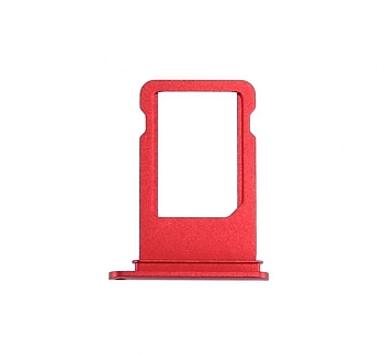 Держатель (лоток) SIM-карты для Apple IPhone 7 Plus, красный