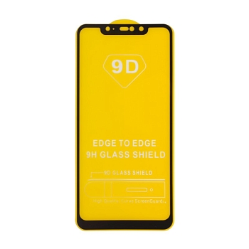 Защитное стекло для Xiaomi Note 6 Pro Edge To Edge 9H Glass Shield 9D (желтая подложка)