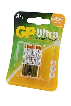 Батарейка (элемент питания) GP Ultra GP15AU-CR2 LR6 BL2, 1 штука