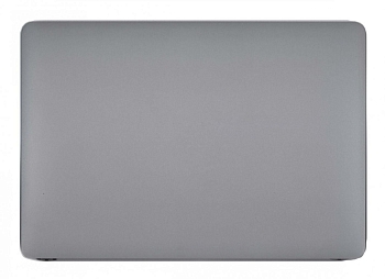 Крышка для Apple Macbook Air 13" Retina A1932 Late 2018 Space gray серая уценка