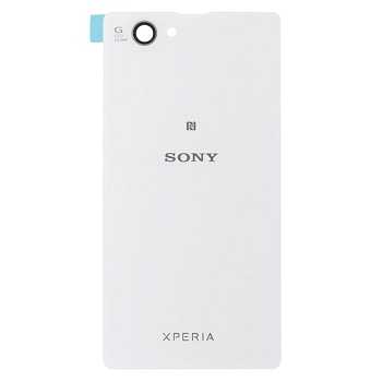 Задняя крышка Sony Xperia Z1 Compact (белая) HIGH COPY