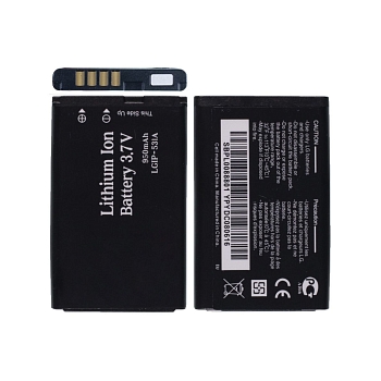 Аккумулятор (батарея) для телефона LG G360, GM200 (LGIP-531A), 950mAh