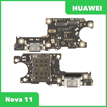 Разъем зарядки для телефона Huawei Nova 11 (FOA-LX9), микрофон