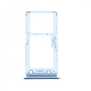 Держатель (лоток) SIM-карты для Xiaomi Mi 9 Lite, серебряный