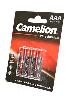 Батарейка (элемент питания) Camelion Plus Alkaline LR03-BP4 LR03 BL4, 1 штука