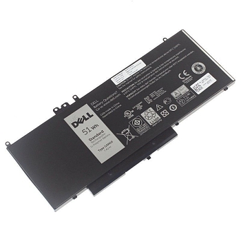 Аккумулятор (батарея) G5M10 для ноутбука Dell Latitude E5450, E5470, E5550, E5570, 51Втч, 7.4B, 6460мАч (оригинал)