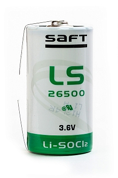 Батарейка (элемент питания) SAFT LS 26500 CNR C с лепестковыми выводами, 1 штука