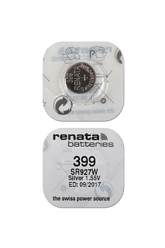 Батарейка (элемент питания) Renata SR927W 399, 1 штука
