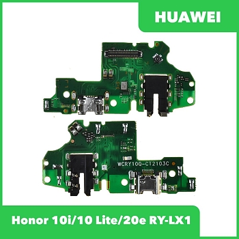 Разъем зарядки для телефона Huawei Honor 10 Lite c микрофоном