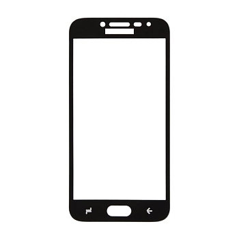 Защитное стекло с рамкойLP для Samsung Galaxy J2 2018 (J250F) Thin Frame Full Glue Glass, черное