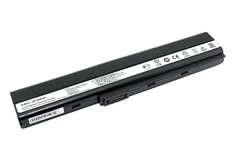 Аккумулятор (батарея) A32-K52 для ноутбука Asus K52, 4400мАч, 14.4В, черный (OEM)