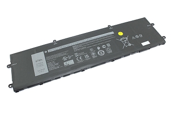 Аккумулятор (батарея) DWVRR для ноутбука Dell Alienware X15 R1, 11.4В, 7250мАч