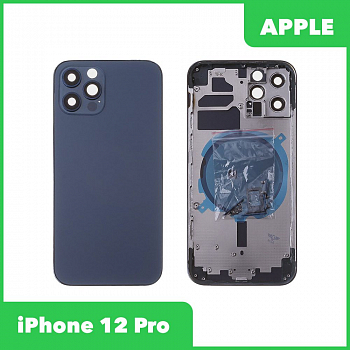 Корпус для Apple iPhone 12 Pro (синий)