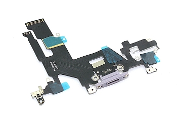 Разъем зарядки для телефона Apple iPhone 11, фиолетовый