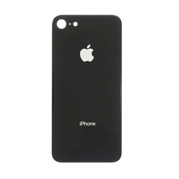 Задняя крышка (стекло) для iPhone 8 (черная)