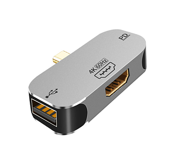 Адаптер Type C на HDMI + USB + PD