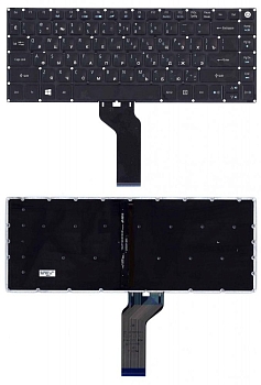 Клавиатура для ноутбука Acer Swift 3 SF314-51, черная с подсветкой