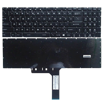 Клавиатура для ноутбука MSI GE63VR, GE73VR черная, с RGB подсветкой