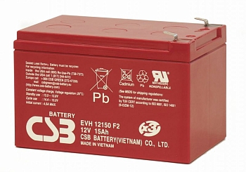 Аккумуляторная батарея CSB EVH 12150, F2, 12В, 15Ач